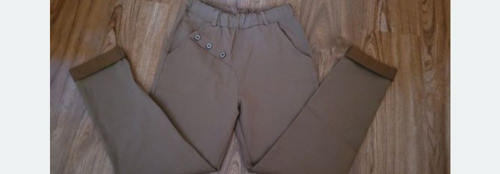 Spodnie gnieciuchy Italia XXXL mocno uciagajace się