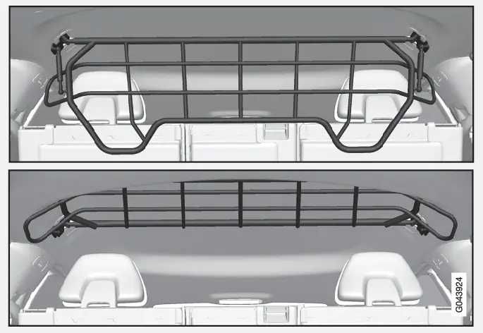Grelha para bagagem Volvo V60/ XC60 e XC90 ORIGINAL