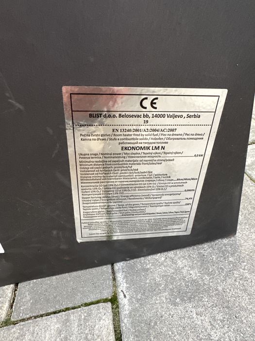 Koza piec z rurami.