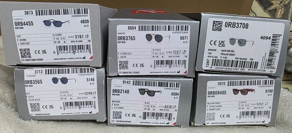 Óculos Ray Ban originais - PREÇO POR UNIDADE