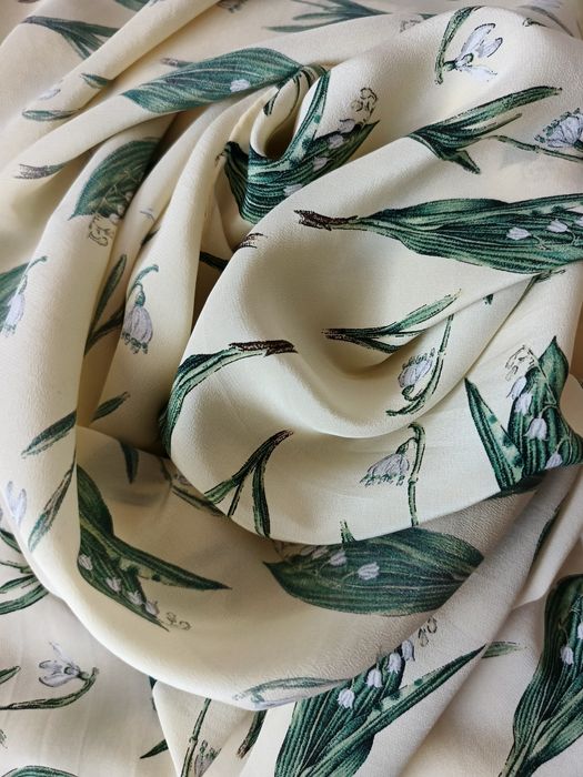 Шарф ,шовк натуральний, конвалія,VIP company, Швейцарія