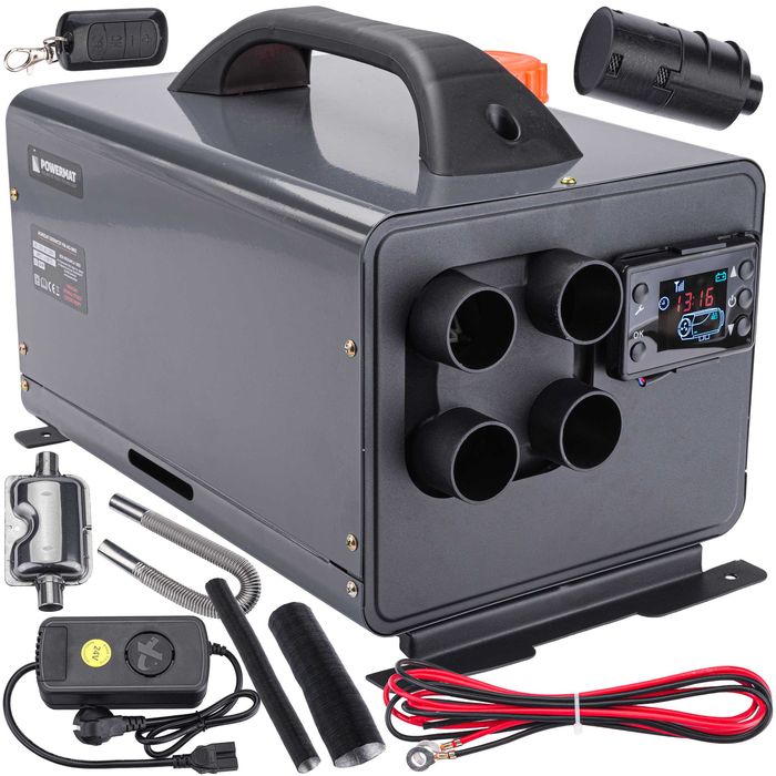 nagrzewnica olejowa webasto ogrzewanie postojowe 8kw 12v/24v dc +230v ac pm-ag-8m3