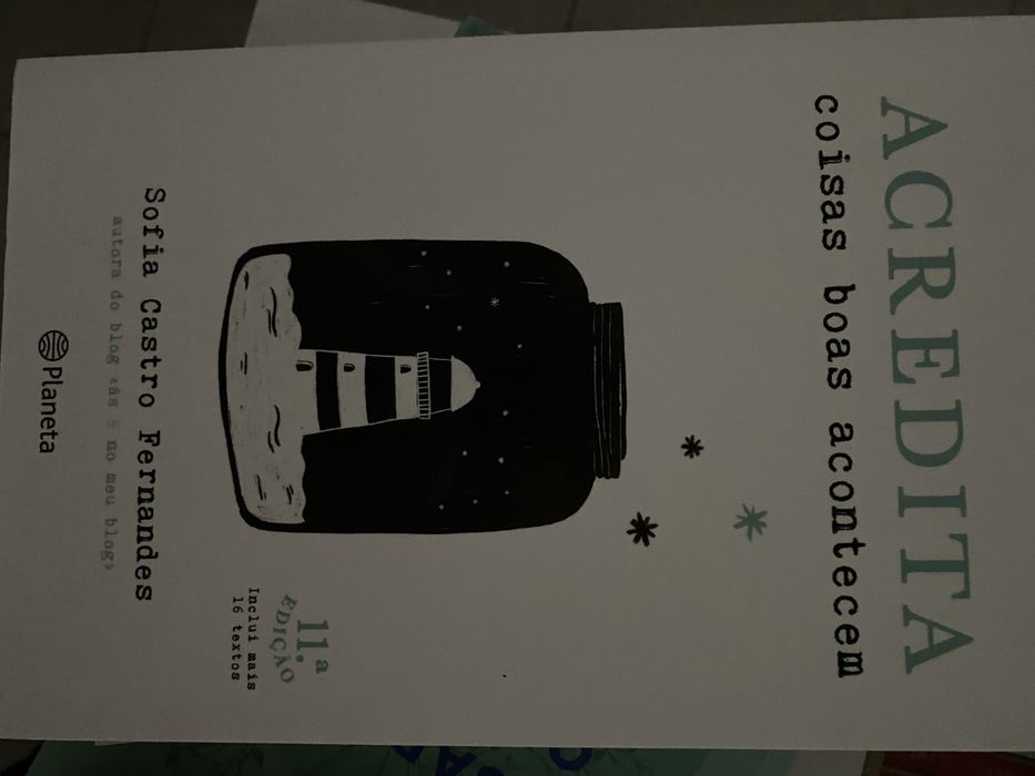 Livro Acredita boas coisas acontecem