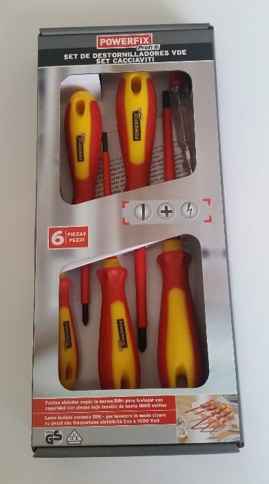 Conjunto de Chaves de Parafusos 6 Peças