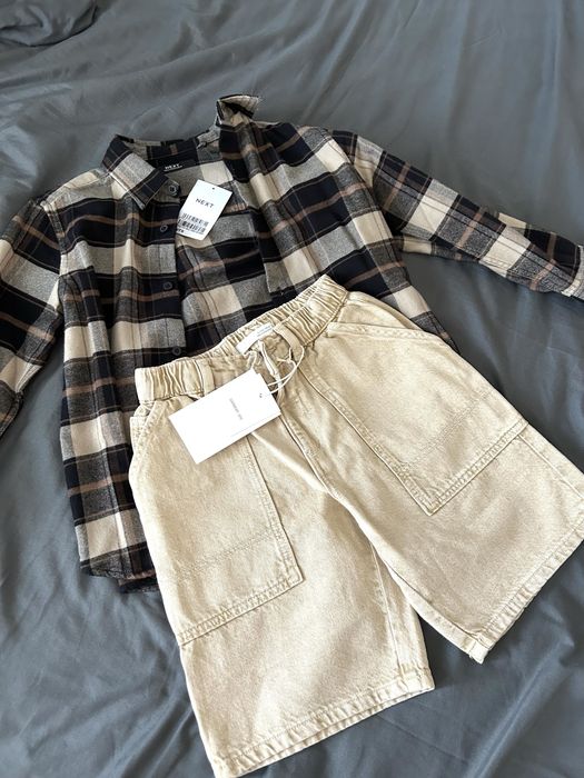 Шорти Zara. Сорочка Next
