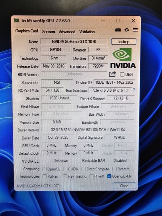 MSI GTX 1070 Gaming X 8GB — ІДЕАЛ! Тихе охолодження Twin Frozr, топ!