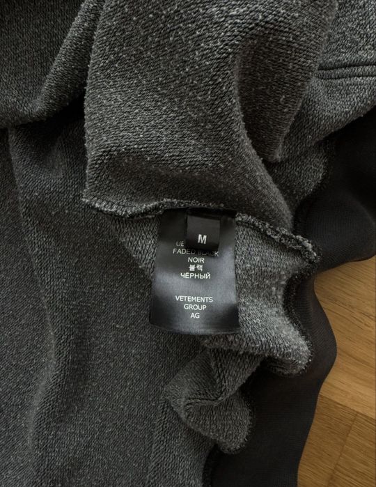 Vetements hello zip up hoodie кофта оригинал