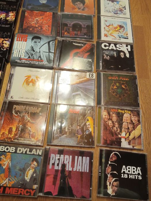 Płyty CD rock, metal, heavy metal