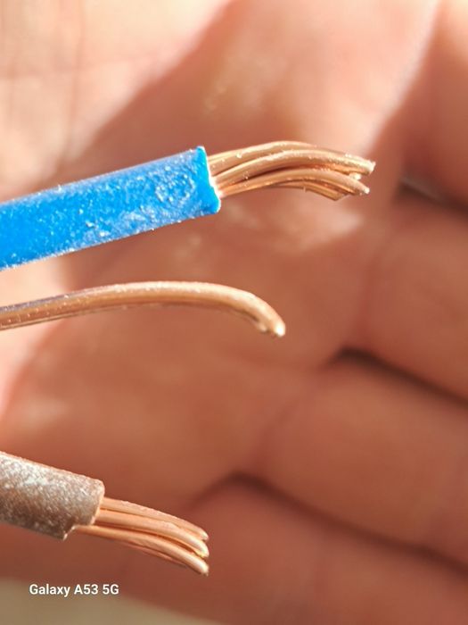 60 metrów  Kabel, 3x drut 2x6mm2 plus 2.5mm2