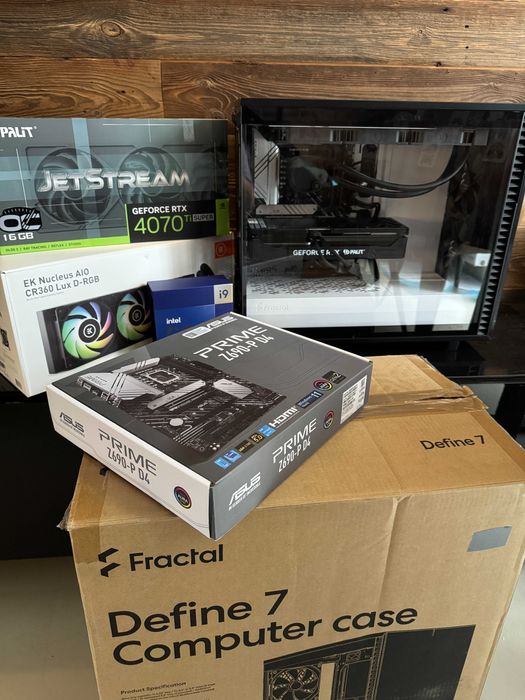 Stacja gamingowa/robocza  i9-13900K,RTX 4070 Ti Super,64GB RAM,SSD 1TB