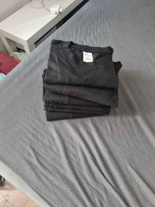 T-shirt męski czarny
