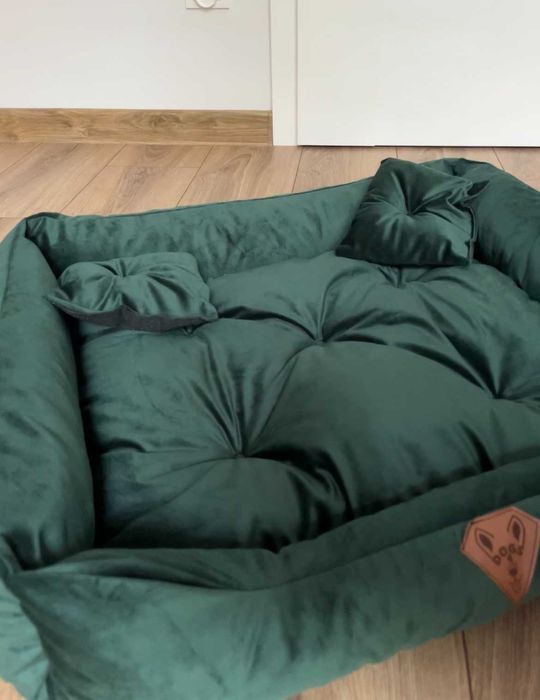 Legowisko welurowe dla psa NOWE 70x60 premium dogbed wodoodporne pies