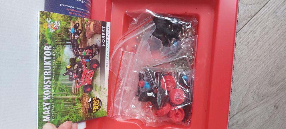 Mały konstruktor Forest Maszyny budowlane Aleksander 194 elementy