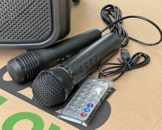 Аккумуляторная колонка с микрофоном. Портативна Bluetooth-колонка