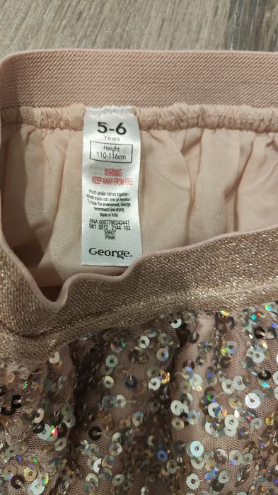 Spódniczka w cekiny 110-116 cm