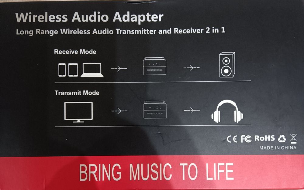 Wireless audio adapter64751579652611121