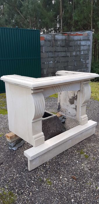 Fogão de sala  em mármore- baixa de preço