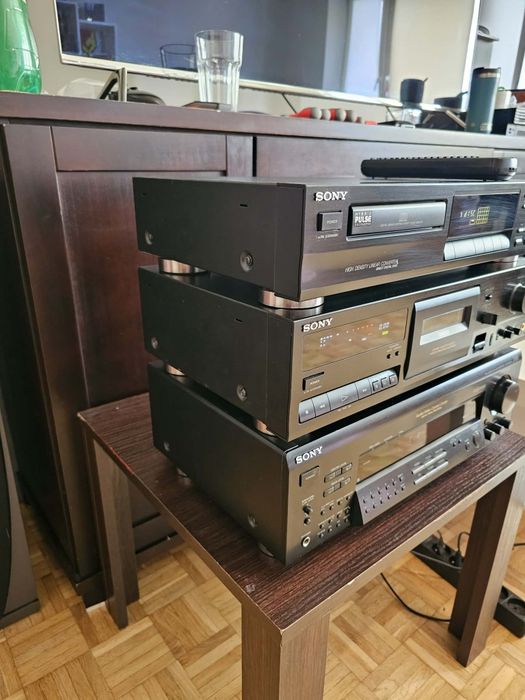 Zestaw SONY cd magnetofon i amplituner
