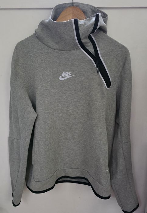 Nike bluza Tech Fleece damska szara M z kapturem sportowa