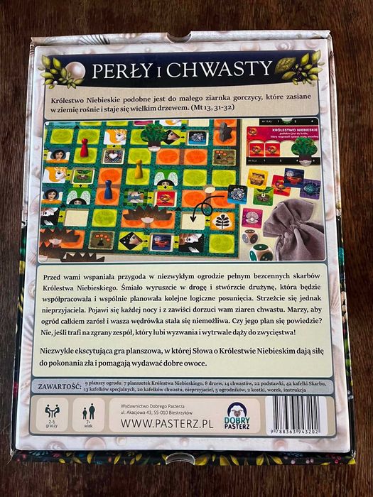 Perły i chwasty gra planszowa o Królestwie Niebieskim