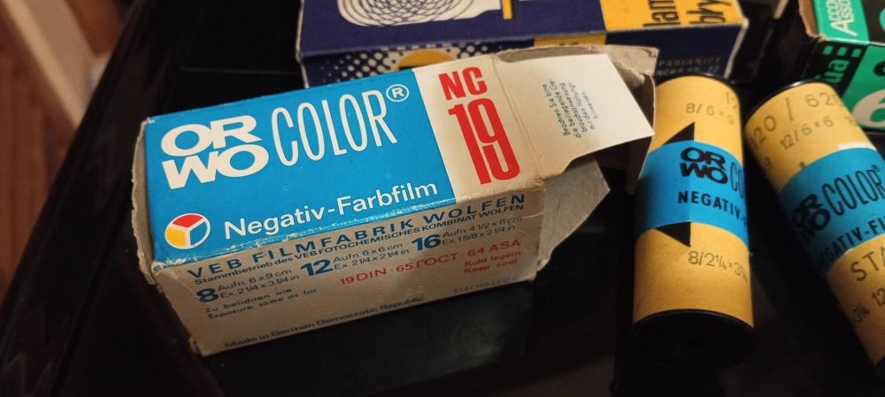 ORWO color NC19 64Asa 6x9 12 negatyw 3x żarówki  LB2