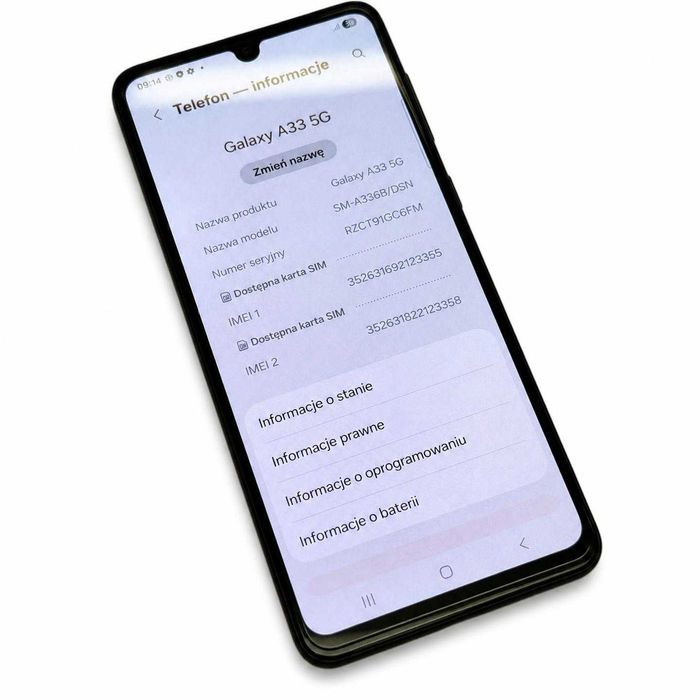 Smartfon telefon Samsung Galaxy A33 6 GB / 128 GB 5G czarny