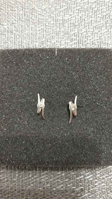 Kolczyki srebne wkretki