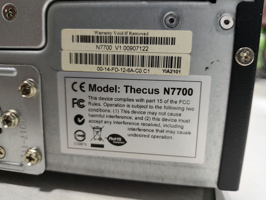 NAS сервер Thecus N7700 на 7 дисків (Enterprise сховище / Корпус)