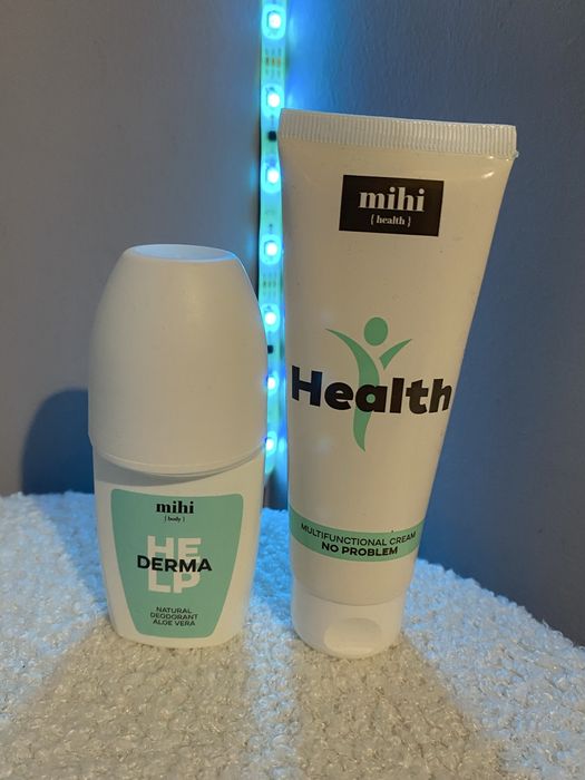 kosmetyki Mihi dezodorant w kulce derma help krem no problem naturalny