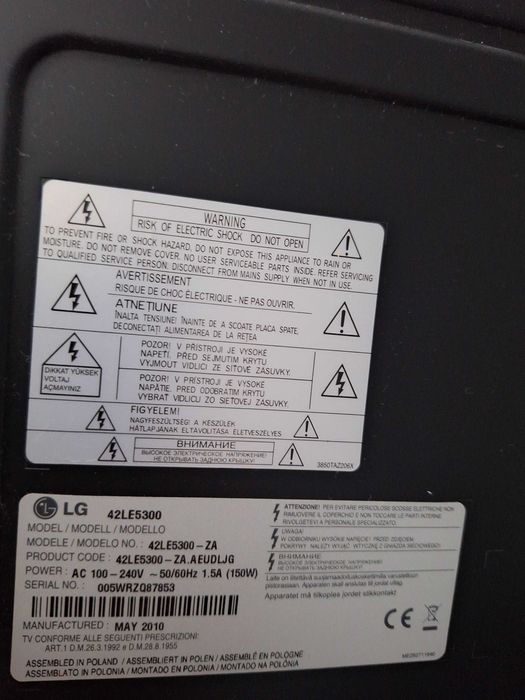 Telewizor LG 42 led ledowy płaski