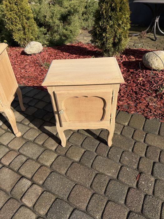 Szafki w stylu ludwikowskim  oczyszczone dąb stan surowy