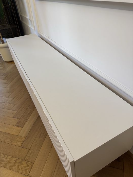 Szafka RTV 200 cm biała