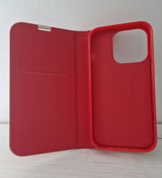 Etui Book z ramką Iphone 13 Mini czarna, czerwona, granatowa