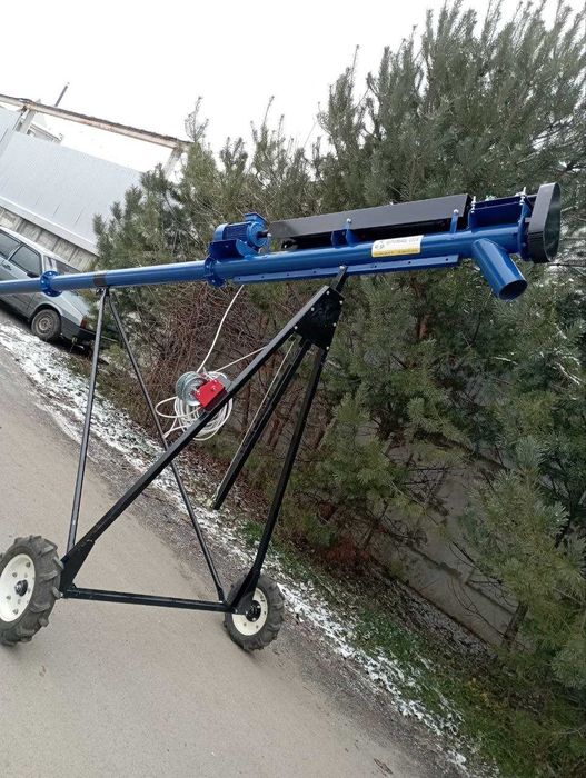 Шнековый навантажувач 159мм*10м, протруювач, шнековий погрузчик зерна