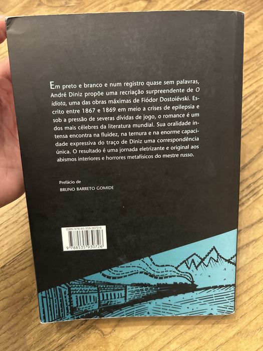 O idiota - André Diniz - Fiódor BD banda desenhada