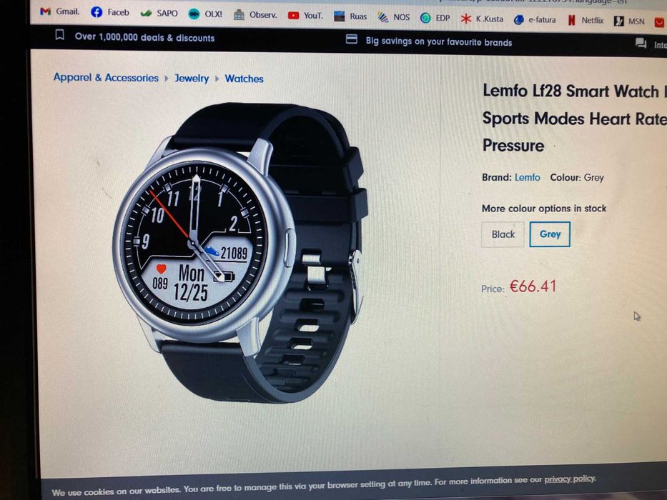 Smart Watch - LEMFO - Unisex64751822456962121