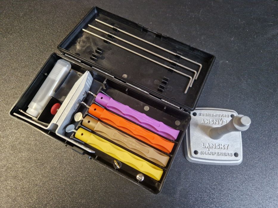 Ostrzałka Lansky Standard Diamond + Kamień UltraFine + Stojak montażow