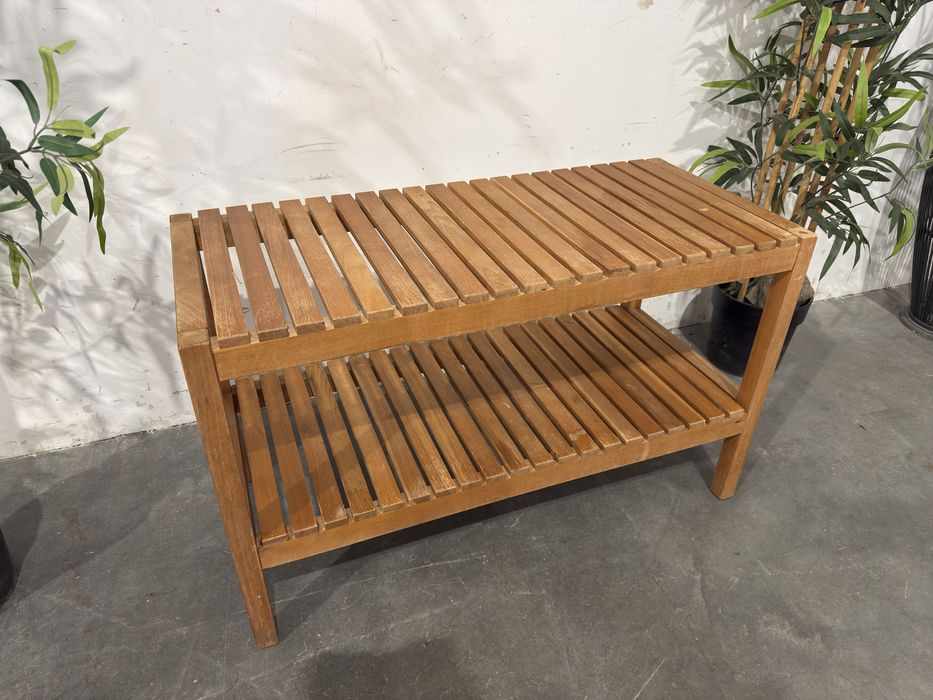 Ładna bambusowa ławka szafka na buty Ikea Molger dowóz wysyłka