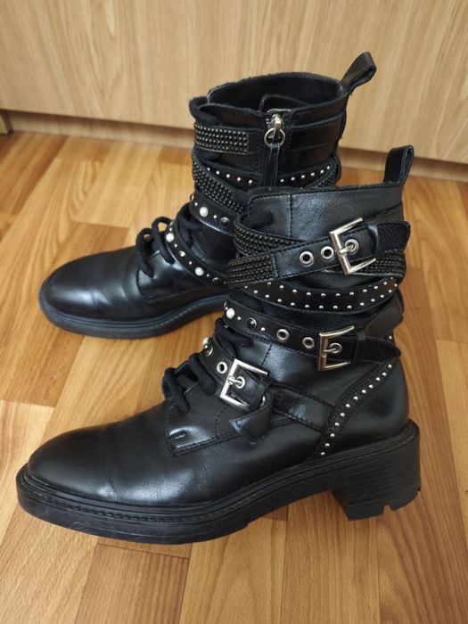 Ботинки Zara шкіряні