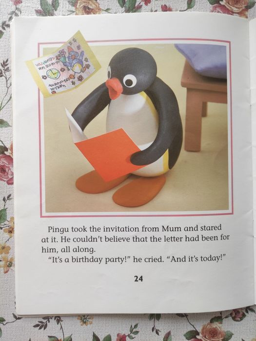 Pingu And The Letter książka dla dzieci po angielsku