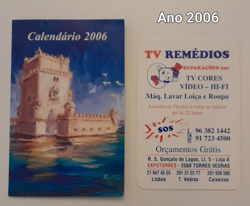 Calendários vários424347333685432324