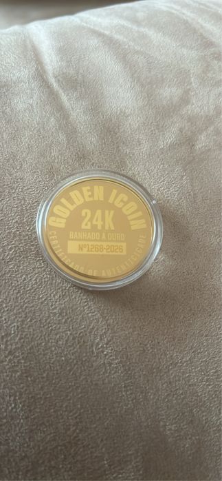 Moeda 24K CR7 Coleção