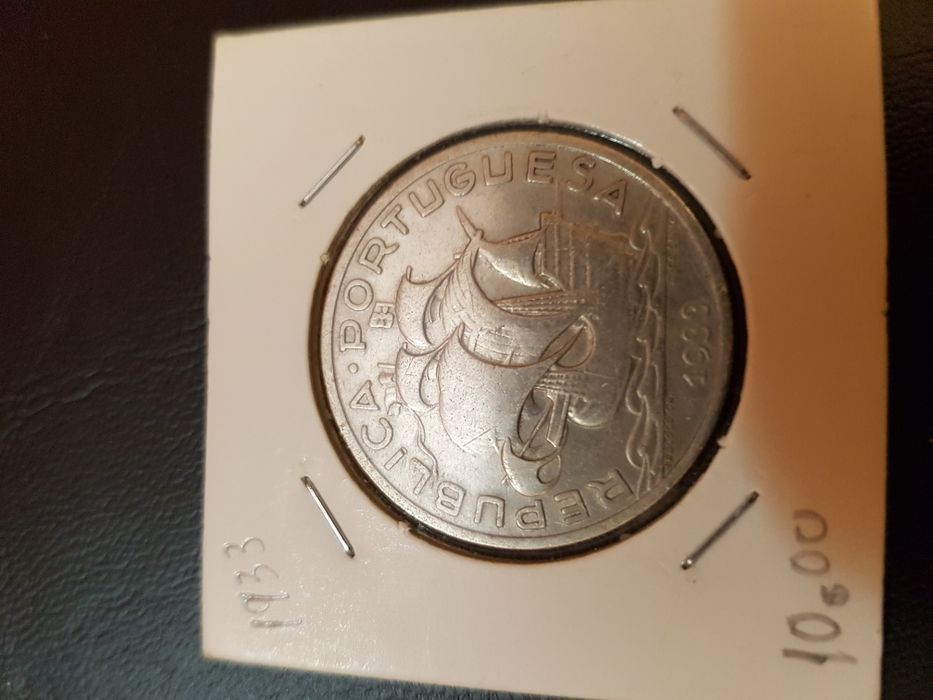 Moeda 10 escudo 1933 - Prata