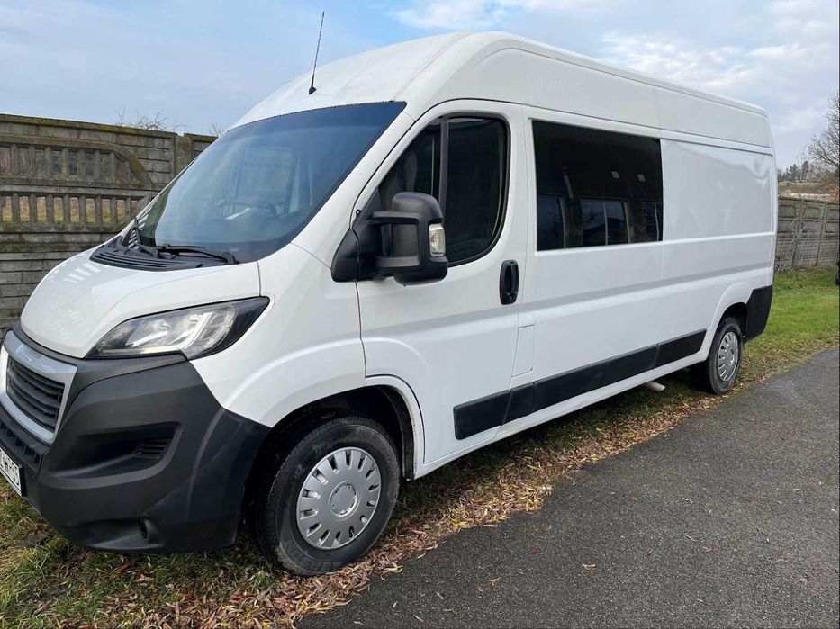 Peugeot Boxer 7-osobowy Brygadówka doka , VAT23% , 2018 , 263tkm L2H4