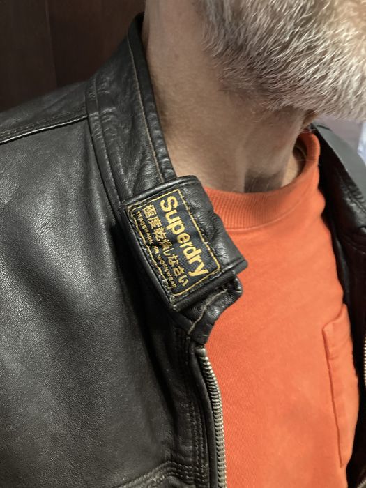 Кожаная куртка Superdry Style, размер S