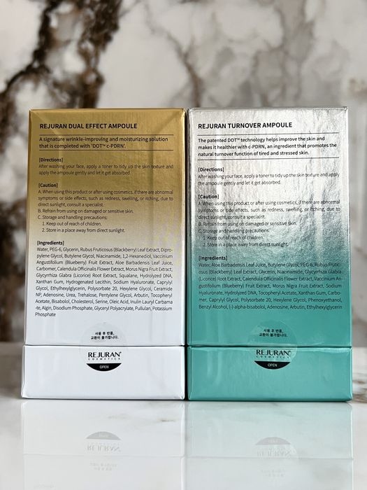 Оригінал Антивікова Сироватка  Rejuran Dual Effect Ampoule / Turnover