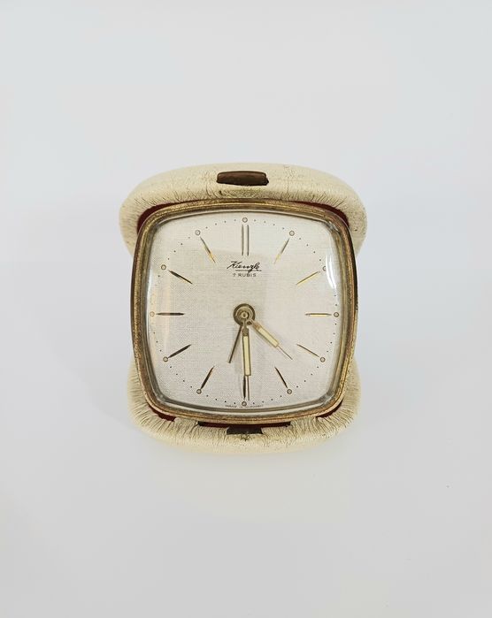 Zegarek podróży w etui   - Kienzle - lata 50- 60-te