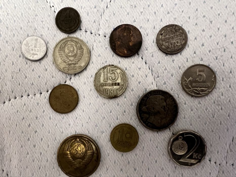 Старые Монеты и бумажные деньги разных стран
