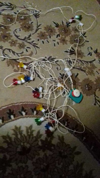 Вентажные Гирлянды и игрушки на елку