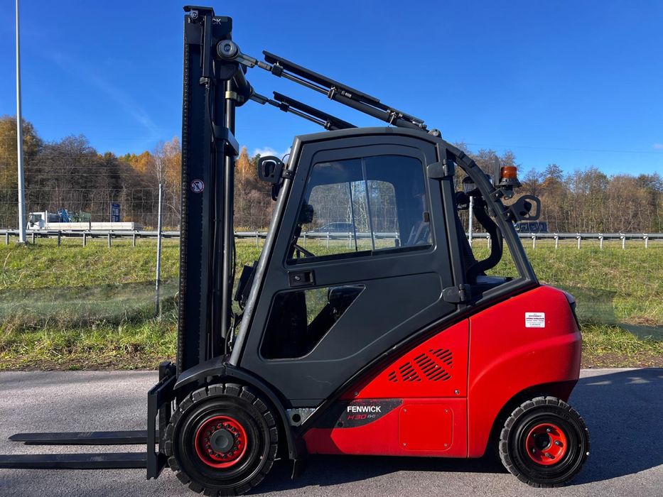 Wózek Widłowy Linde H30D-02 EVO Diesel Kabina Przesuw Tylko 8640 MtH !